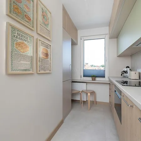 Family With Air Conditioning With 3 Bedrooms In Cracow By Renters 아파트 크라쿠프